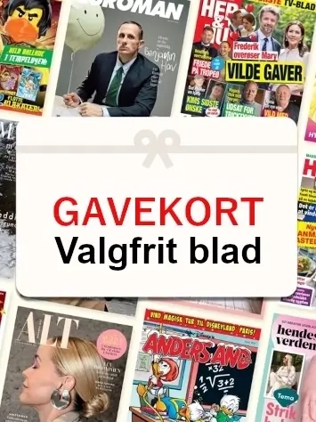 Gavekort valgfrit blad