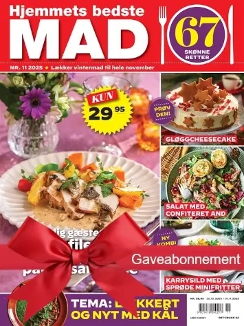 Hjemmets bedste MAD julegave gavekort