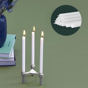 Boligliv + STOGG Nagel lysestage krom