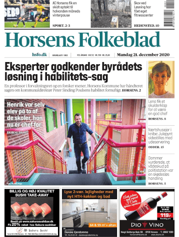 Horsens Folkeblad Abonnement | Tilbud | Første Måned GRATIS⭐